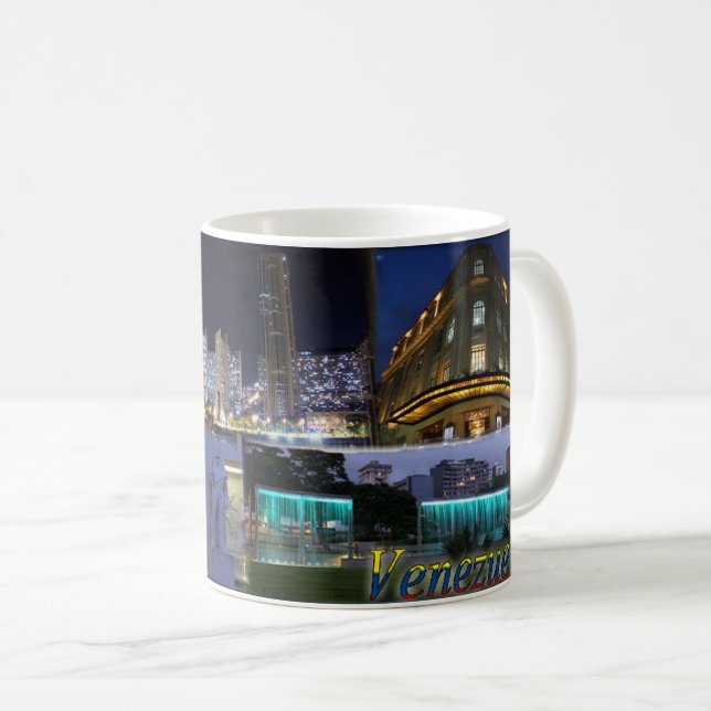 Tasse Kaffee Tasse I Liebe Venezuela, kundenspezif (VorderseiteRechts)