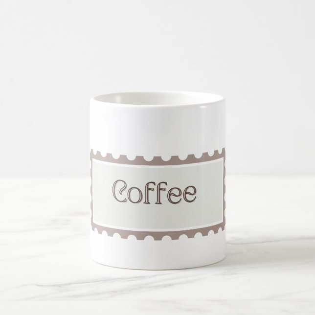 Tasse Kaffeemuster  (Mittel)