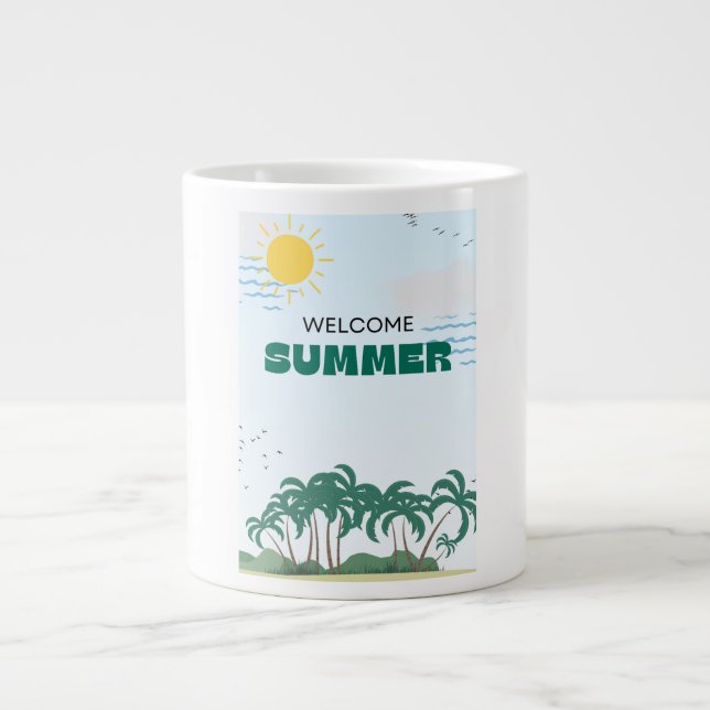 Tasse Kaffeeprobe Insel Sommer  (Vorderseite)