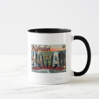 Kahului, Hawaii - Scènes de grandes lettres