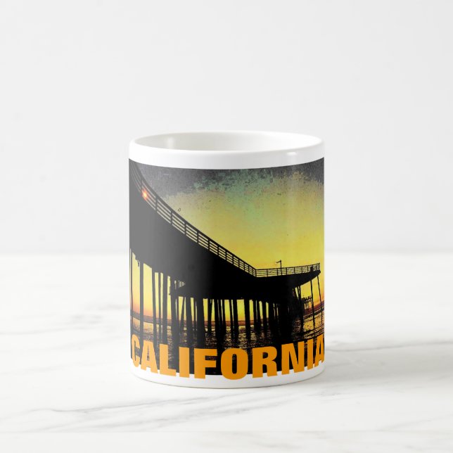 Tasse Kaliforniens (Pier) - besonders angefertigt (Mittel)