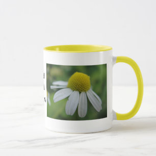Tasse Kamille "bald wieder gesund werden"