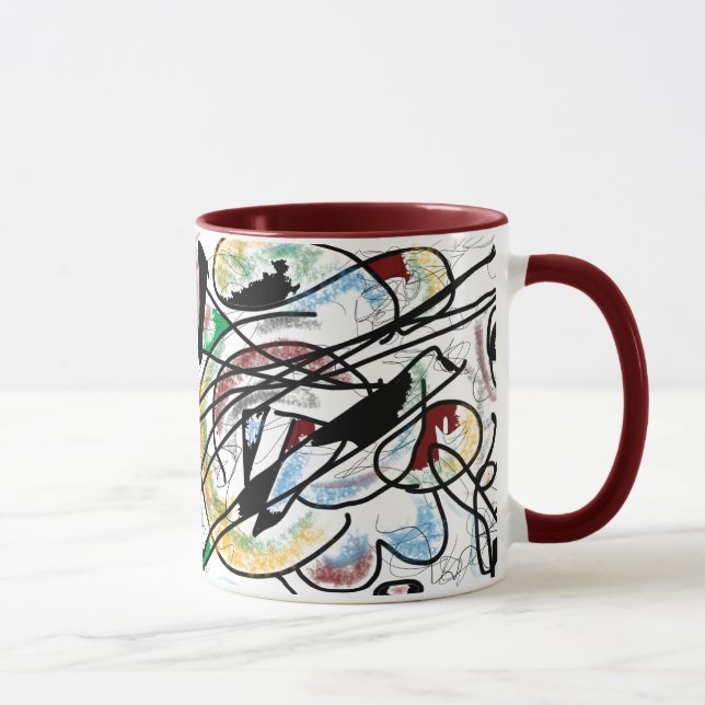 Tasse Kandinsky-inspirée (Droite)