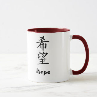 Tasse Kanji japonais : Espoir