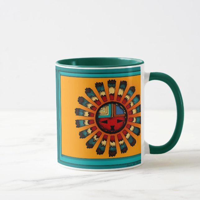 Tasse Katsina (Kachina) Sun font face (Droite)