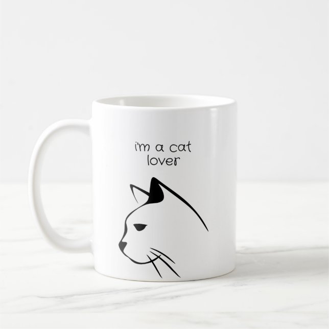Tasse Katzenliebhaber (Links)