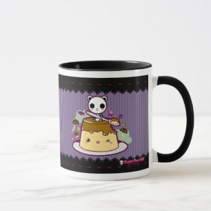 Tasse Kawaii Flan attaqué !