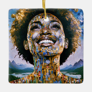 Tasse Keramikornament