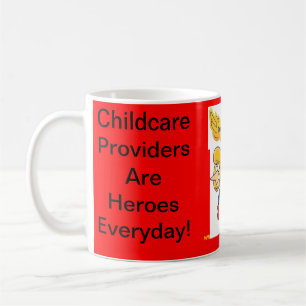 Tasse. Kinderbetreuungs-Anbieter sind die Kaffeetasse