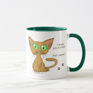 Tasse Kitty mignon a mangé votre biscuit
