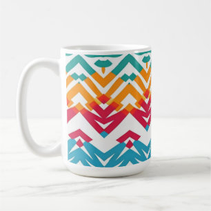 Tasse, klassisches Zackenmotiv Kaffeetasse