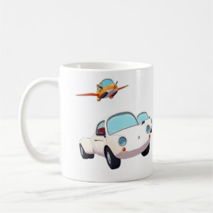 Tasse - Kraftfahrzeuge und Flugzeug