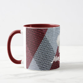 Tasse | Küche | Rot Kariert | TRINKBEHÄLTER | Cups