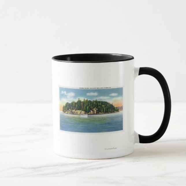 Tasse La baie de Malletts Vue sur l'île de Marble (Droite)