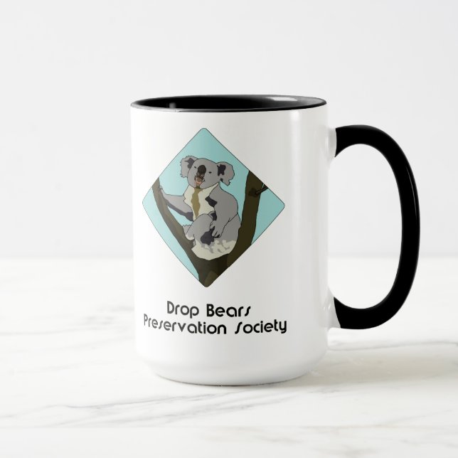 Tasse La baisse soutient la société de conservation (Droite)
