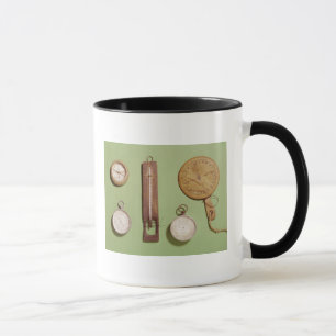 Tasse La boussole de Scott, thermomètre, cadran solaire