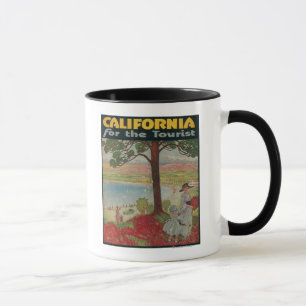 Tasse La Californie pour l'affiche de touristes