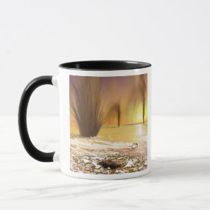 Tasse La calotte glaciaire polaire du sud martienne