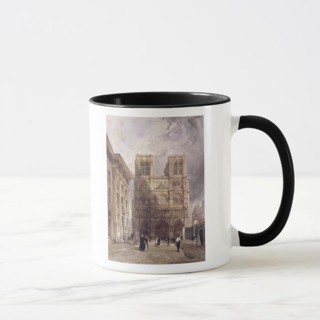 Tasse La cathédrale de Notre Dame, Paris, 1836 (Droite)