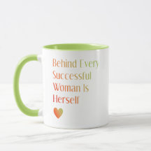 La citation de confiance derrière la femme est