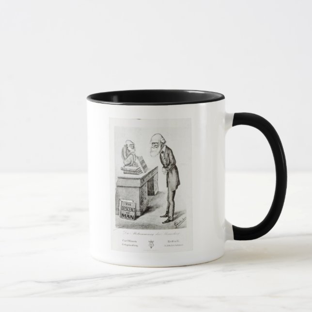 Tasse La descente de l'homme (Droite)