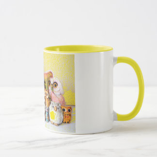 Tasse La famille de hibou