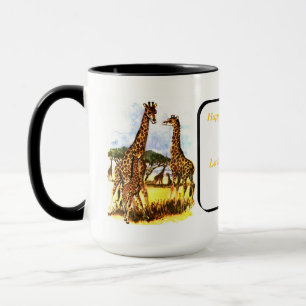 Tasse La famille Giraffe -