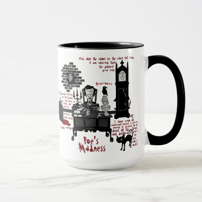 Tasse La "folie du Poe" (tasse de version 2) (Droite)