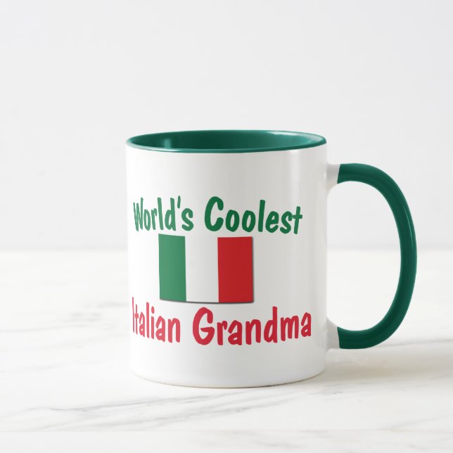 Tasse La grand-maman italienne la plus fraîche (Droite)