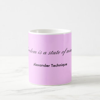 Tasse - la liberté est un état d'esprit