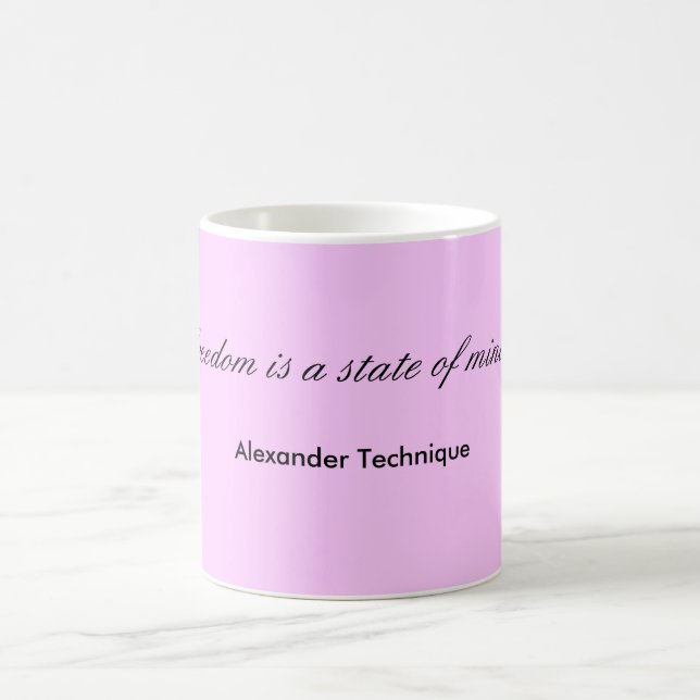 Tasse - la liberté est un état d'esprit (Centre)