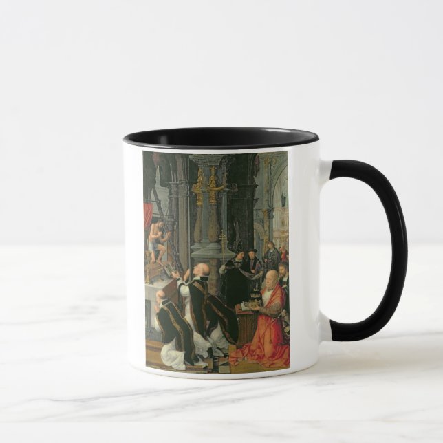 Tasse La masse de St Gregory (huile sur la toile) (Droite)