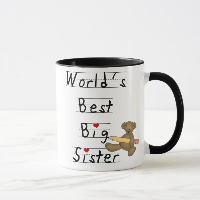 Tasse La meilleure grande soeur du monde (Droite)