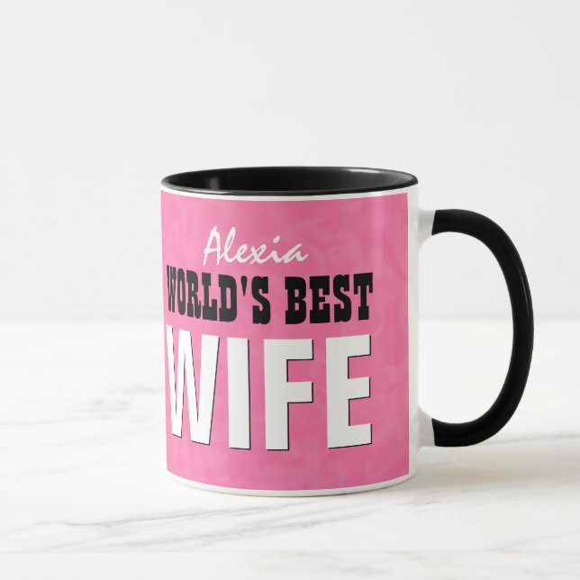Tasse La meilleure grunge V29 de rose de l'ÉPOUSE du (Droite)