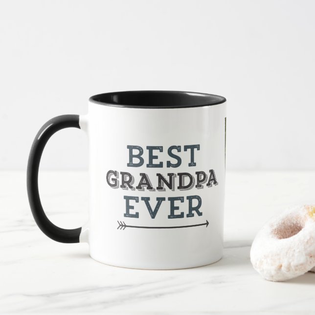 Tasse La meilleure photo de coutume de flèche de (Avec donut)