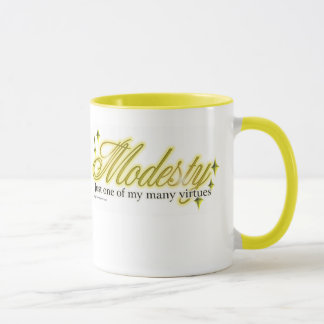 Tasse La modestie est une vertu
