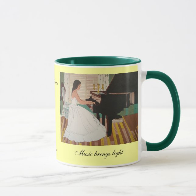 Tasse La musique apporte la lumière (Droite)