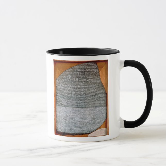 Tasse La pierre de Rosetta, de St Julien de fort, (Droite)