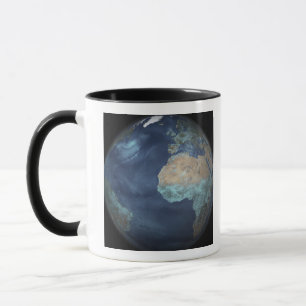 Tasse La pleine terre montrant l'évaporation
