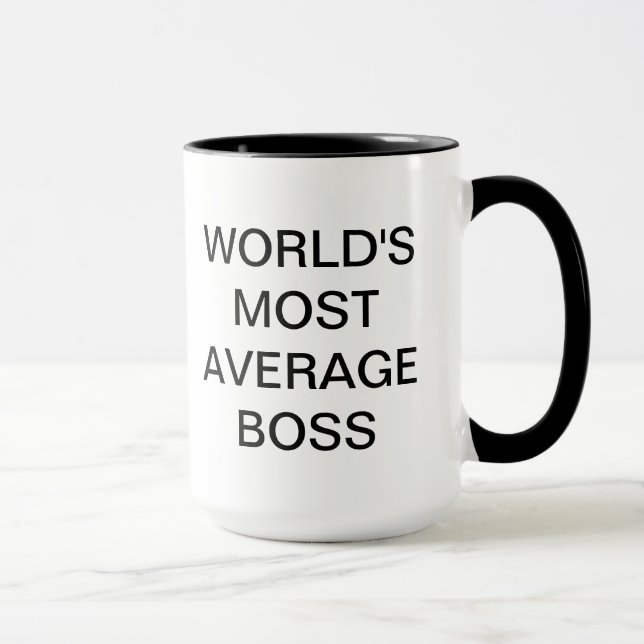 Tasse La plupart de patron moyen du monde (Droite)