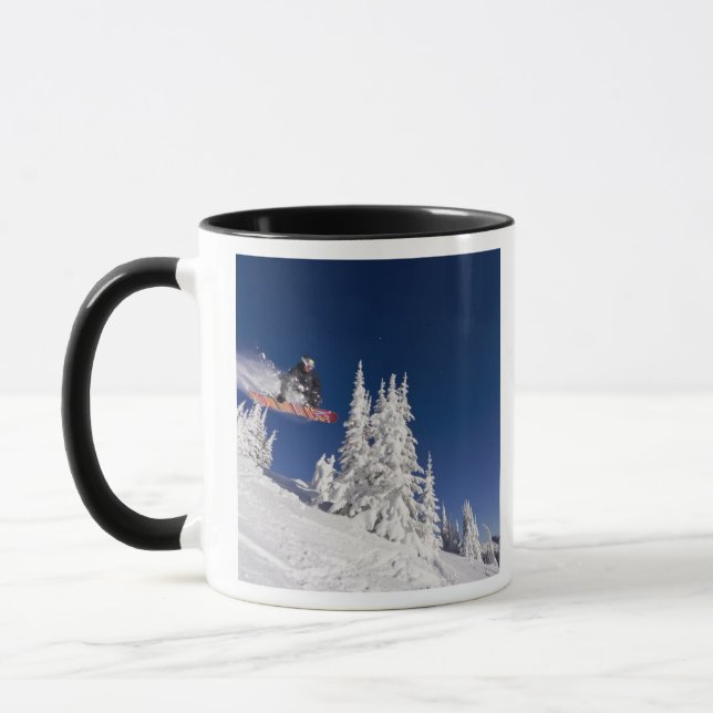 Tasse La pratique du surf des neiges à Whitefish Mountai (Gauche)