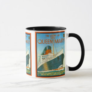 Tasse La publicité vintage, RMS Queen Mary