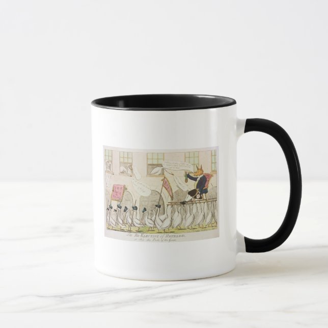 Tasse La Re-Élection de Reynard ou de Fox (Droite)