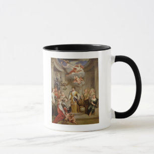 Tasse La Reine Anne présent des plans des militaires de