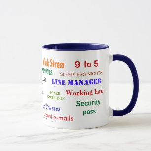 Tasse La retraite jurent des mots ennuyant le classique
