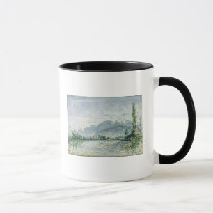 Tasse La rivière Isere à Grenoble, 1877