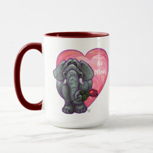 Tasse La Saint-Valentin des éléphants