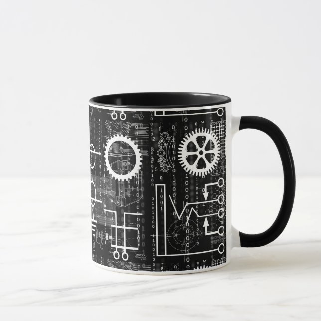 Tasse La technologie de vitesses en abondance a inspiré (Droite)