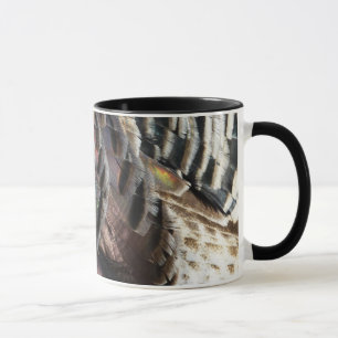 Tasse La Turquie sauvage Plumes I Abstrait Nature Design