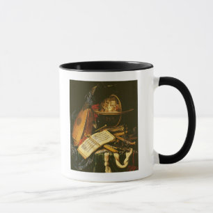 Tasse La vie toujours avec des instruments de musique